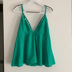 Bright green Charlotte Russe tank